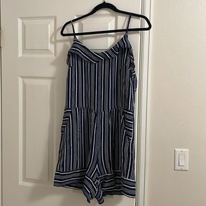 Ann Taylor Loft Romper with Pockets